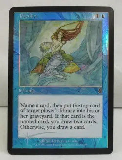 Predict MTG Card Odyssey 94/350 UC FOIL NM Magic the Gathering PRINT ERROR - Image 1