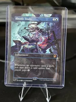 Rhystic Study (Anime Borderless) Wilds of Eldraine: Enchanting Tales Regular - Image 1