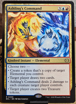 Ashling's Command Lorwyn Eclipsed Magic the Gathering NM Rare - Image 1
