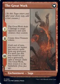 Urabrask // The Great Work - March of the Machine - Magic MTG NM - Image 2