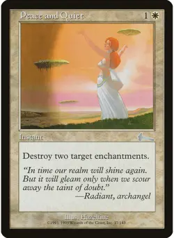 Peace and Quiet 17 MTG NM - Urza's Legacy - Image 1