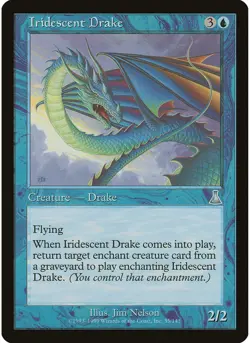Iridescent Drake 35 MTG NM - Urza's Destiny - Image 1