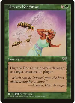 Unyaro Bee Sting MTG NM - Mirage - Image 1