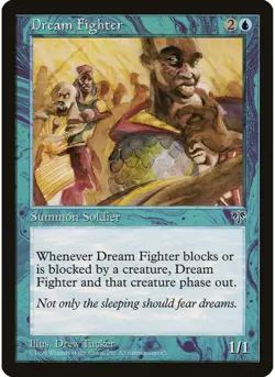 Dream Fighter MTG NM - Mirage - Image 1