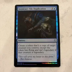 Magic The Gathering Irenicus’s Vile Duplication Battle for Baulder’s Gate Foil - Image 1
