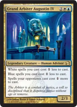 1x Grand Arbiter Augustin IV NM-Mint, English Modern Masters MTG Magic - Image 1