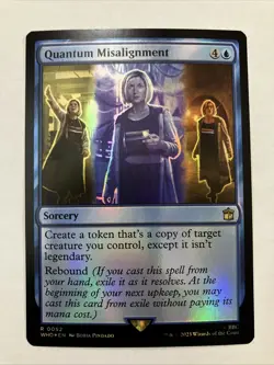 MTG - Quantum Misalignment - FOIL EXTENDED ART - Sorcery - WHO 368 - Rare - NM - Image 1
