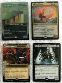Avatar MTG lot, Fire Lord Azula Borderless, Worldly Tutor, Walls of Ba Sing Se + - Image 3