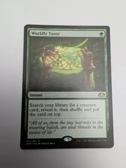 MTG Dominaria Remastered - Worldly Tutor - DMR - NM - Image 1