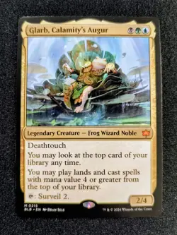 MTG Glarb, Calamity's Augur 0215 Bloomburrow NM - Image 1