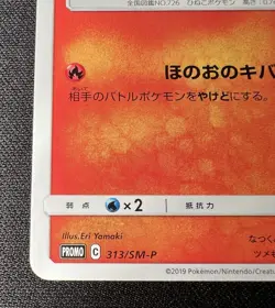 Torracat 313/SM-P LP - 2019 Japanese Pokemon Card - Pokemon Card Gym Promo - Image 5