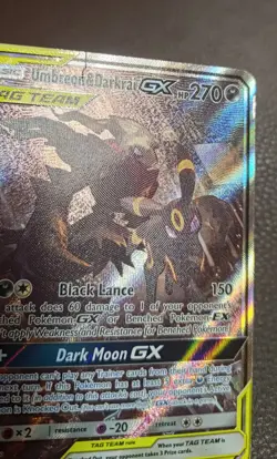 Pokemon TCG Umbreon & Darkrai GX SM241 Alt Art SM: Promos - Image 3