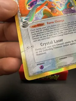 Pokemon TCG Deoxys (Delta Species) 5/110 Reverse Holo Stamped EX HP/MP - Image 2