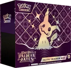 Pokemon TCG Scarlet & Violet Paldean Fates Elite Trainer Box - 9 Packs 820650856181 - Image 1