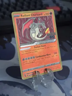 Radiant Charizard 011/078 Pokemon GO Radiant Rare Holo - NM - Image 2