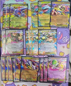 HUGE MEGA POKEMON LOT! 42 MEGA CARDS LUCARIO,LATIAS,GARDEVOIR,VENUSAUR PLUS LOOK - Image 3