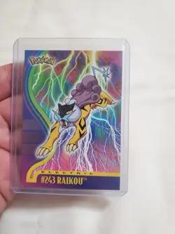 MP 2001 topps Pokemon Johto League Champions Non Holo Foil #243 Raikou - Image 1