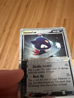 Sneasel EX 103/109 Pokemon Card TCG Ruby and Sapphire Holo Rare - Image 3