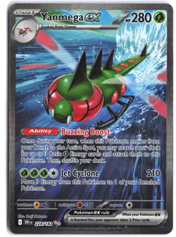 Yanmega ex 228/182 Special Illustration Rare Destined Rivals Pokemon - Image 1