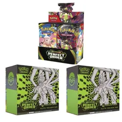 PRESALE for Perfect Order Pokemon Center Bundle: 2x ETB, 1x Booster Box - Image 1