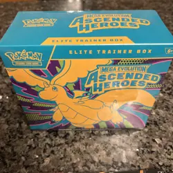 Pokemon Ascended Hero's Sealed ETB - NEW SEALED- Mega Evolution 3 pack box. - Image 2