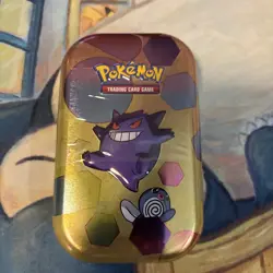 Pokemon TCG Scarlet & Violet 151 Mini Tin Gengar + Poliwag NEW SEALED - Image 1