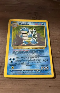 1999 Pokemon Base Set Blastoise Holo - Image 1