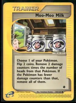 Pokemon - Moo-Moo Milk 155/165 Regular Expedition LP - Image 1