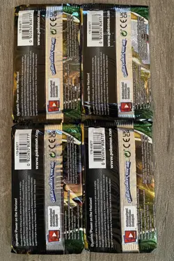 4 x Pokemon Evolving Skies Booster Packs - Art Set New Sealed With Mini Tins - Image 5