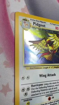 Pokemon TCG Pidgeot Jungle 8/64 Holo Unlimited Holo Rare - Image 2