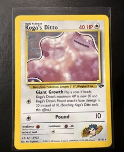 Pokemon TCG Koga's Ditto Gym Challenge 10/132 Holo RARE - Image 1