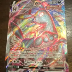 Pokemon Umbreon VMAX Ultra Rare Holo 095/203 Evolving Skies 310 HP Single Strike - Image 1