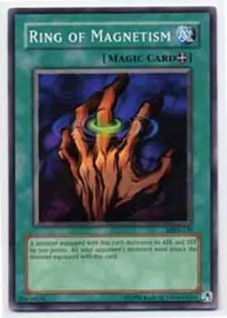 Yugioh! LP Ring of Magnetism - MRD-139 - Common - 1st Edition Lightly Played, En - Image 1