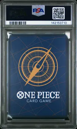 2025 ONE PIECE OP12-LEGACY OF THE MASTER SPECIAL ALTERNATE ART TASHIGI PSA 10 - Image 2