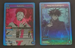 Union Arena Jujutsu Kaisen Sakuna & Megumi Fushiguro Foil NM Free Shipping - Image 1