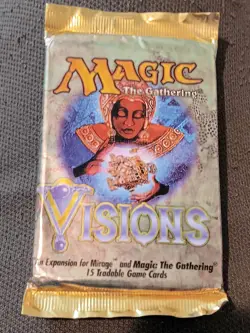 Magic: The Gathering Visions Booster Pack 15 Cards English Wizards - Image 1