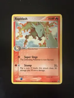 Pokemon Rapidash Delta Species Card #52/113 Ruby And Sapphire 2005 - Image 1