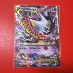Pokemon TCG M Gengar EX XY166 Mega Promo Holo Card XY Set English - Image 1