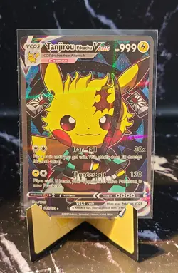 Tanjirou Pikachu VCOS 040/055 Full Art Holo Pokemon Card - Image 1