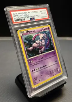 Pokemon Mewtwo XY Promos Black Star Promo Holo PSA 8 Card XY100 - Image 2