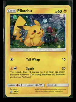 Miscellaneous Cards & Products Pikachu #SM86 - Image 1