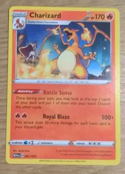 Pokemon Charizard 001/015 M24en McDonald’s Promo Card NM - Image 1