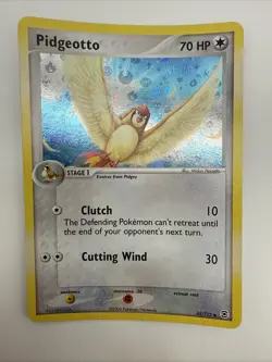 Pidgeotto 45/112 EX FireRed & LeafGreen Reverse Holo Uncommon Pokemon Card - Image 3