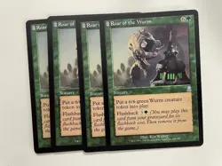 MTG 4X ODYSSEY ROAR OF THE WURM NM MAGIC THE GATHERING SORCERY GREEN UNCOMMON - Image 3