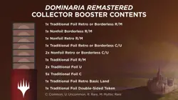 Magic The Gathering Dominaria Remastered Booster Box - 12 Packs - Image 2