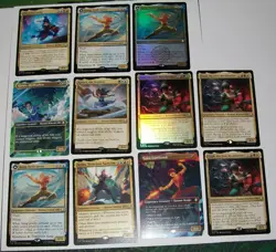11x Mixed Multi-Color Rare Magic the Gathering card lot various sets - Image 1