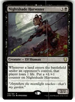 Nightshade Harvester Commander Legends Regular MTG NM - Image 1