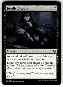 Deadly Dispute Commander: Outlaws of Thunder Junction Regular MTG - Image 1