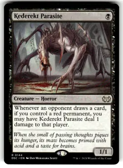 Kederekt Parasite Commander: Duskmourn: House of Horror Regular MTG NM - Image 1