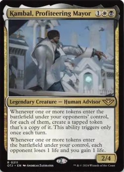 2024 Magic: The Gathering OTJ Kambal, Profiteering Mayor #211 - Image 1